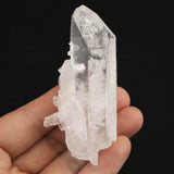 米国アーカンソー州産水晶 原石 クラスター バーナクル ユニコーン レコードキーパー 67.9ｇ (ID:45678)