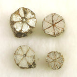 京都府亀岡市産　小紋桜石 4個セット 現品 1.91g (ID:45934)