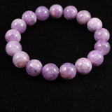 ロシア産 チャロアイト エンジェルシリカ  11mm玉ブレスレット 32.4g (ID:45995)