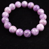 ロシア産 チャロアイト エンジェルシリカ  11mm玉ブレスレット 32.4g (ID:45995)