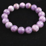 ロシア産 チャロアイト エンジェルシリカ  11mm玉ブレスレット 32.4g (ID:45995)