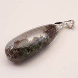 庭園水晶 ガーデンクォーツ　36 x15mm　ドロップ ペンダントトップ 8.1g (ID:45996)