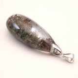 庭園水晶 ガーデンクォーツ　36 x15mm　ドロップ ペンダントトップ 8.1g (ID:45996)