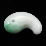 糸魚川翡翠  ヒスイ 小滝産 薄緑 31mm勾玉 ディレクトリカード付 11.22g (ID:46024)