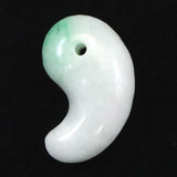 糸魚川翡翠  ヒスイ 小滝産 薄緑 31mm勾玉 ディレクトリカード付 11.22g (ID:46024)