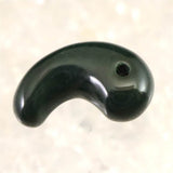 出雲碧玉 出雲石  SA  16.5mm勾玉 ディレクトリカード付 1.36g (ID:46176)