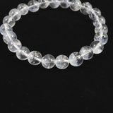 ホワイトファントム エンジェルラダークォーツ  8mm玉ブレスレット 16.8ｇ (ID:46302)