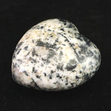 H&E社 ブラックトルマリン アゼツライト (AZOZEO)  60mmハート 証明書付 126g (ID:46312)