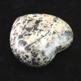 H&E社 ブラックトルマリン アゼツライト (AZOZEO)  60mmハート 証明書付 126g (ID:46312)