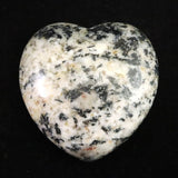 H&E社 ブラックトルマリン アゼツライト (AZOZEO)  60mmハート 証明書付 126g (ID:46312)