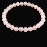 モルガナイト ピンクアクマリン 6mm玉ブレスレット 10.9g (ID:46315)