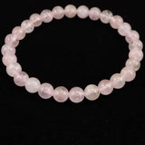 モルガナイト ピンクアクマリン 6mm玉ブレスレット 10.9g (ID:46315)