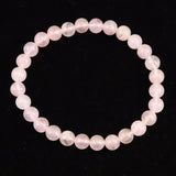 モルガナイト ピンクアクマリン 6mm玉ブレスレット 10.9g (ID:46315)