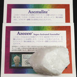 H&E社  アゼツライト(AZOZEO)  55mm原石 証明書付 77.2g (ID:46459)