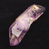 ブランドバーグ産 アメジスト エレスチャル原石 曲がり水晶 D.T. カテドラル キー ファントム 気泡 レピドクロサイト入り 41.9g (ID:46572)