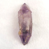 ブランドバーグ産 アメジスト エレスチャル原石 曲がり水晶 D.T. カテドラル キー ファントム 気泡 レピドクロサイト入り 41.9g (ID:46572)