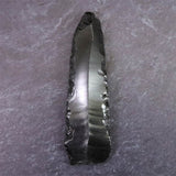 黒曜石 打製石器  66mm  後期旧石器時代 東北・北海道地域 8.9g (ID:46754)