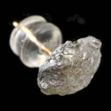 ロシア産 フェナカイト 8mm原石 ピアス 0.73g (ID:46783)