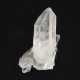 米国アーカンソー州産水晶 原石 クラスター 貫入水晶 レコードキーパー バーナクル セルフヒールド 94.5ｇ (ID:46797)