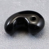 隠岐の島 黒曜石 24mm勾玉 ディレクトリカード付 4.3g (ID:46839)