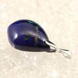 アズライト 藍銅鉱　25mmドロップ型 ペンダントトップ  8.2g (ID:46969)