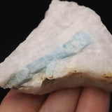 佐賀県産 アクアマリン 結晶 母岩付き　64.7g (ID:47132)