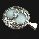 H&E社 アズマー&アゼツライト(AZOZEO) チャリスウェル　ペンダントトップ 証明書付 15.0g (ID:47168)