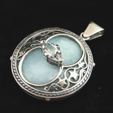 H&E社 アズマー&アゼツライト(AZOZEO) チャリスウェル　ペンダントトップ 証明書付 15.0g (ID:47168)