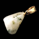 ブラジル産 フェナカイト&エメラルド 共生鉱 原石ペンダント 1.19g (ID:47508)