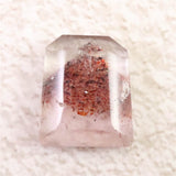 ストロベリークォーツ ファントム 5A 14X11mm ルース　7.78ct (ID:47570)