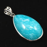 モザンビーク産 アマゾナイト AAA 25mmティアドロップ ペンダントトップ 7.2g (ID:47581)