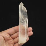 高千穂天岩戸水晶 AAA 126mm原石 レコードキーパー ディレクトリーカード付 118.0g (ID:47635)