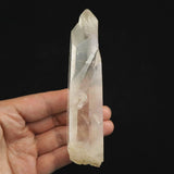 高千穂天岩戸水晶 AAA 126mm原石 レコードキーパー ディレクトリーカード付 118.0g (ID:47635)