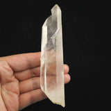 高千穂天岩戸水晶 AAA 126mm原石 レコードキーパー ディレクトリーカード付 118.0g (ID:47635)