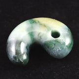 糸魚川翡翠  ヒスイ 小滝産 緑 30mm勾玉 ディレクトリカード付 12.1g (ID:47743)