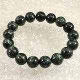 セラフィナイト クリノクロア 12mm玉ブレスレット 41.9g (ID:47937)