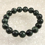 セラフィナイト クリノクロア 12mm玉ブレスレット 41.9g (ID:47937)