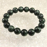 セラフィナイト クリノクロア 12mm玉ブレスレット 41.9g (ID:47937)