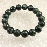 セラフィナイト クリノクロア 12mm玉ブレスレット 41.9g (ID:47937)