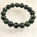 セラフィナイト クリノクロア 12mm玉ブレスレット 41.9g (ID:47937)
