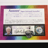 H&E社 ブラックトルマリン アゼツライト (AZOZEO)  15mmハートペンダントトップ 証明書付 2.4g (ID:48027)