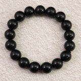 ロシア産 シュンガイト AAグレード 12.5mm玉ブレスレット 51.4g (ID:48075)