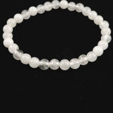 H&E社 アゼツライト（AZOZEO)　6mm玉ブレスレット 証明書付 10.0g (ID:48129)