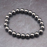 高純度テラヘルツ鉱石 8mm玉ブレスレット (ID:48326)