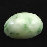 日高翡翠（ホワイトグリーン） 18mm オーバル ルース 3.54g (ID:48365)