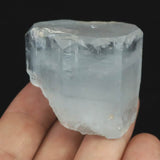 アクアマリン 41mm 結晶　原石 パキスタン カラコルム山脈 スカルドゥ産 77.0ｇ (ID:48399)