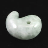 糸魚川翡翠  ヒスイ 小滝産 薄緑 18mm勾玉 ディレクトリカード付 4.3g (ID:48405)