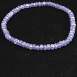 タンザナイト AA  4.5mm玉 ボタンカット ブレスレット  6.39g (ID:48423)