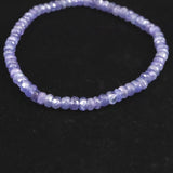 タンザナイト AA  4.5mm玉 ボタンカット ブレスレット  6.39g (ID:48423)