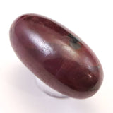 インド産 ルビー 結晶  32mmシバリンガム 蛍光 17.2ｇ (ID:48458)